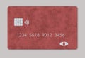 Here is a mock generic credit card