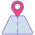 Road Locatio Isolated Vector icon which can easily modify or edit