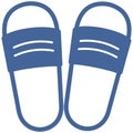 Slippers Isolated Vector icon which can easily modify or edit