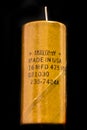 Vintage 16 Microfarad Capacitor used in old retro TVs, Radios, music amplifiers - electronics parts