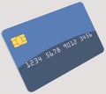 Here are realistic mock credit card or debit cards that are isolated on a transparent background