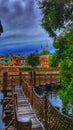 Cinderella Castle from Tom Sawyer Island at Magic Kingdom