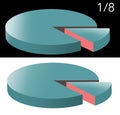 Here is a selection of pie charts that show slices of pie