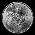 Here is a quarter dollar representing Delaware.