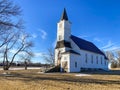 a country church, weathered, still standing Royalty Free Stock Photo