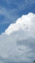 White and Gray Clouds With a Blue Sky Royalty Free Stock Photo