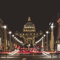 View on san Pietro roma Royalty Free Stock Photo