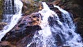 This waterfall is situated at Southern province, 5km from the city called Elpitiya Royalty Free Stock Photo