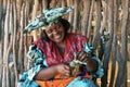 Herero Woman, Namibia Royalty Free Stock Photo