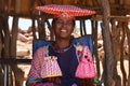 Herero Woman, Namibia Royalty Free Stock Photo