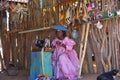Herero Woman Namibia Royalty Free Stock Photo