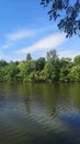 Herestrau Park Lake, Village museum, ethnological museum, Bucharest, Romania.