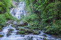 Herisson fall in Jura, France Royalty Free Stock Photo