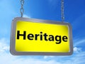 Heritage on billboard