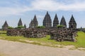 Borobudur complex in Yogjakarta in Java, indonesia