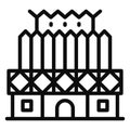 Heritage building, historic building Isolated Vector Icon which can be easily modified or edit