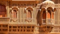 Heritage building in Rajasthan, India known as the Patwon ki Haveli in Jaisalmer city in India