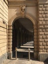 -Heritage Buildings in Horniman Circle walkway corridor Mumbai Maharashtra