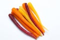 Heritage carrots Royalty Free Stock Photo