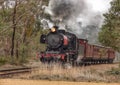 Vintage Steam Train Approaching Maldon