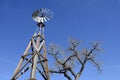 Heritage Farm House wind Mill Royalty Free Stock Photo