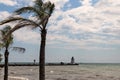 Lighthouse in Port Dover on Lake Erie, Ontario, Canada Royalty Free Stock Photo