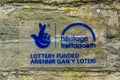 Heritage Lottery Fund Sign