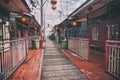 Heritage stilt houses of the Chew Clan Jetty, George Town, Penang, Malaysia Royalty Free Stock Photo