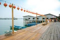 Heritage stilt houses of the Chew Clan Jetty, George Town, Penang, Malaysia Royalty Free Stock Photo