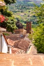 Heritage town Barichara, beautiful colonial architecture in most beautiful town in Colombia Royalty Free Stock Photo