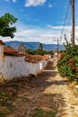 Heritage town Guane, beautiful colonial architecture in most beautiful town in Colombia Royalty Free Stock Photo