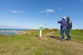 Heritage trail one of Great Walks of New Zealand approaches Waipapa Point Lighthouse