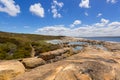 Heritage Trail at Two Peoples Bay, walking trail through bushland in Albany, Australia. Royalty Free Stock Photo