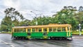 Heritage tram on La Trobe Street in Melbourne, Australia Royalty Free Stock Photo