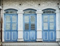 Heritage windows, Penang, Malaysia