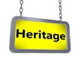 Heritage on billboard