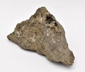 Herkimer diamond lodged in stone Royalty Free Stock Photo