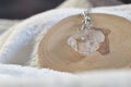 herkimer diamond pendant. Natural Herkimer Daimond Quartz Pendant.