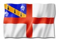 Herm island flag, UK Royalty Free Stock Photo