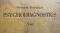 Herman Rorschach Psychodiagnostics Dirty, Old and Stained Psychology Text Book