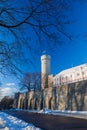 Herman Tower and Parliament building. Tallinn, Estonia