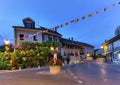 Hermance village fountain, Geneva, Switzerland Royalty Free Stock Photo