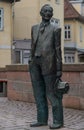 Statue of famous German-Swiss writer Hermann Karl Hesse, in Calw Germany Royalty Free Stock Photo