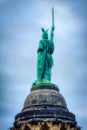 Hermann Monument in Teutoburg Forest in Germany Royalty Free Stock Photo