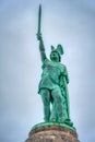 Hermann Monument in Teutoburg Forest in Germany Royalty Free Stock Photo
