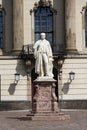 Hermann von Helmholtz statue in front of the Humboldt University, Berlin, Germany Royalty Free Stock Photo