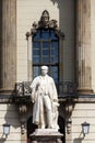 Hermann von Helmholtz statue in front of the Humboldt University, Berlin, Germany Royalty Free Stock Photo
