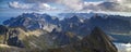 Hermannsdalstinden Summit in the Lofoten Islands Norway