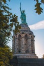 Hermannsdenkmal. Hermann Monument is the highest statue in Germany. It is located in the Teutoburg Forest, North Rhine Westphalia