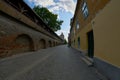 Hermannstadt or Sibiu old town in Transylvania Romania Europe.